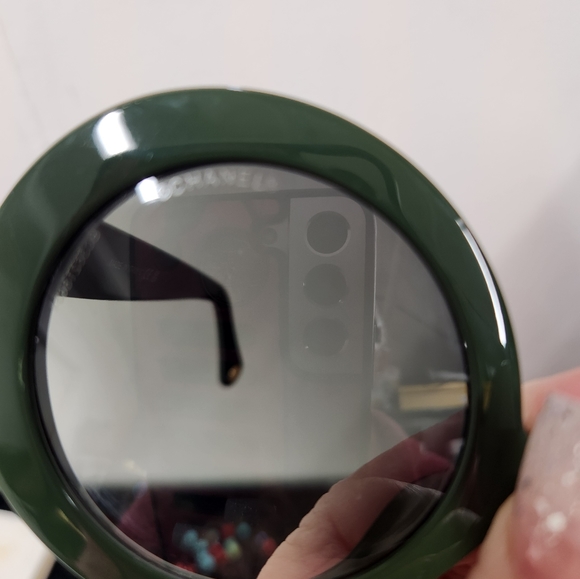 Chanel Green Sunglasses - Picture 8 of 10